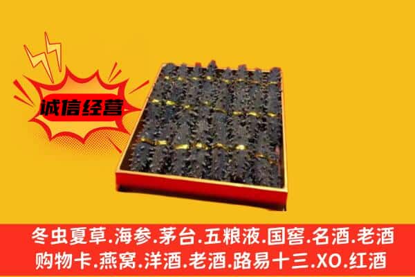 白水县回收海参